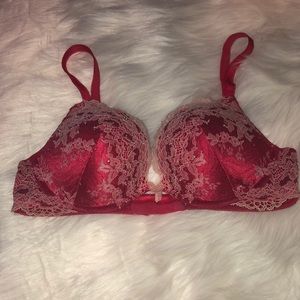 Red Bedazzled Victoria Secret Bra